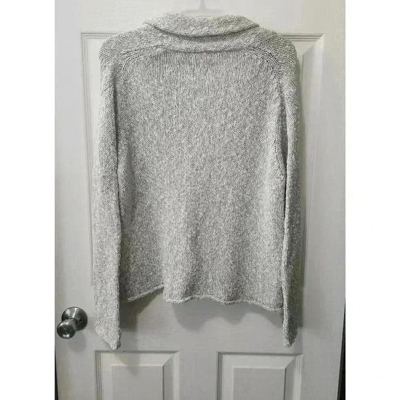 Eileen Fisher Gray Women's Cardigan Sweater - Picture 5 of 8